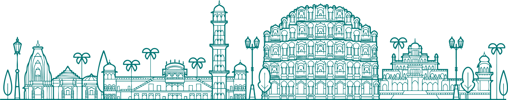 Sanganer, Jaipur skyline