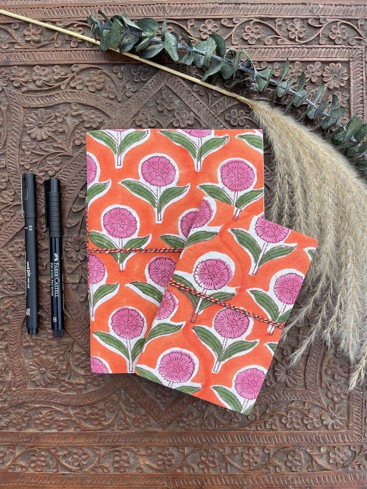 Block Printed Journels